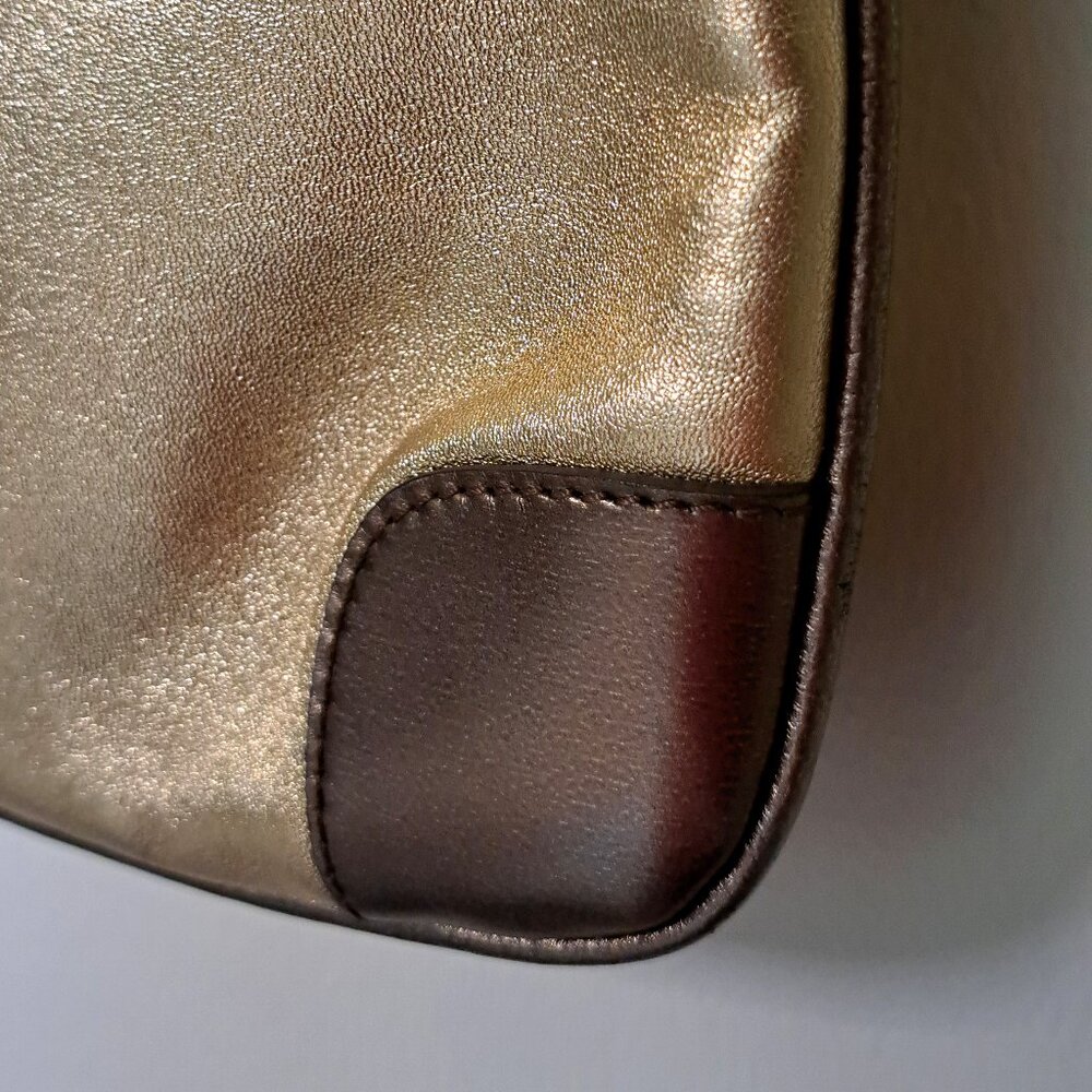 Authentic Gucci Gold Handbag - Picture 6 of 13